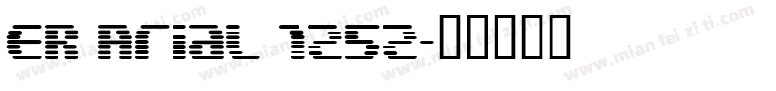 ER Arial 1252字体转换